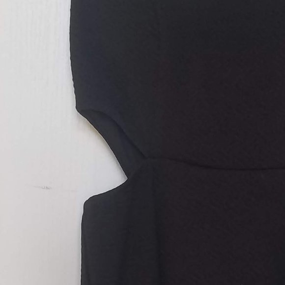 Black Strapless Mini Dress - Picture 2 of 2